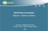QSAR Toolbox functionalities QSAR Toolbox functionalities Endpoint vs. Endpoint correlations 2020 1