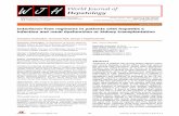 Interferon-free regimens in patients with hepatitis C ...€¦ · Interferon-free regimens in patients with hepatitis C infection and renal dysfunction or kidney transplantation Evangelos