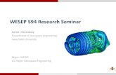 WESEP 594 Research Seminar - home.engineering.iastate.eduhome.engineering.iastate.edu/~jdm/wesep594/ResearchSeminar.pdf · Primary Rotor – NREL 5 MW offshore •Conceptual design