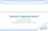 Asheville Regional Airport - Buncombe County Government · 2020. 6. 16. · Asheville Regional Airport. Asheville Regional Airport Brief Overview. Airlines, Route Map, Top O&D The
