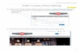 AABC Licensee Online Ordering - Alabama ABC Board...Items have been placed in the Cart. 15) Once all your Items have are in the Cart, Left Click the Cart Icon to view your Cart. 16)