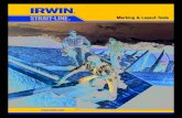 Marking & Layout Tools - IRWIN TOOLS - Hand Tools ......Marking & Layout Tools 800.866.5740 M arking & Layou T TooLs 45 Chalk reels The IRWIN STRAIT-LINE Precision chalk reel is ideal