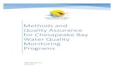 Methods and Quality Assurance for Chesapeake Bay Water ...result of the desktop publishing efforts of Melissa Merritt, Staffer, Chesapeake Resource Consortium. The Data Management
