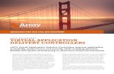 v APV DATASHEET VIRTUAL APPLICATION DELIVERY … · In addition, integrated Web application firewall capabilities provide deep application data inspection – beyond IP and TCP headers