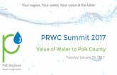 PRWC Summit 2017 · 2018. 4. 13. · • Already a success story • Some member governments already have a ... Plans for the Chassahowitzka and Homosassa River systems. At its July