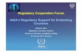 Day1 05 IAEA Regulatory Support for Embarking Countries (A ... · IAEA IAEA Budget and other programmatic details Projects under IAEA Sub-programme-3.2.1 • Strengthening regulatory