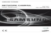 Samsung SND-1080 Network Varifocal Dome Camera User Manual - IP Cameras and IP CCTV … · 2015. 1. 28. · 38 Buttons used in IP Installer 39 Static IP Setup 43 Dynamic IP Setup