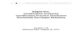 Apple WWDR CPS v1.18.docximages.apple.com/.../pdf/Apple_WWDR_CPS_v1.18_final.pdfWWDR Certification Practice Statement Version 1.18 Aug 16, 2017 Apple Inc. Certification Authority Certification