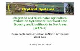 Dl d Dryland St Systems - Agropolis International€¦ · North Africa and West Asia: ¾Smallholder farmers must have a future throughout the ... Farm model typology Farm type FADN,