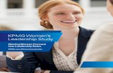 Women's Leadership Study - KPMG · 2020. 9. 13. · women bridge the conidence gap. Nine in 10 working women believe that their own perseverance will accelerate their journey to leadership,