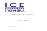 EMUL51 PC Windows User Guide - ICE Tech · The EMUL51 ™-PC Windows is a personal computer-based, emulator for the the 8051 8-bit family of microcontrollers. The EMUL51™-PC Windows