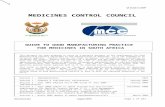 €¦  · Web viewGUIDE TO GOOD MANUFACTURING PRACTICE FOR MEDICINES IN SOUTH AFRICA . This document has been prepared to serve as a guidance document on the requirements for Good