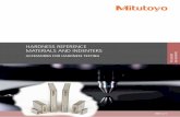 HARDNESS REFERENCE MATERIALS AND INDENTERS Hardness Reference Material_WEB.pdf · hardness reference material, the calibration data is collected online and filled into the software.