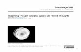 Transimage 2018 Imagining Thought in Digital Space: 3D ... · Transimage 2018 Proceedings of the 5th Biennial Transdisciplinary Imaging Conference 2018 Imagining Thought in Digital