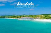 HALCYON BEACH - Sandals CDN...beach resort with laid-back elegance • Classic island architecture featuring only low-rise buildings • Winner of 2014 TripAdvisor® Certificate of