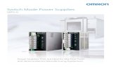 Switch Mode Power Supplies - Omron€¦ · For details, refer to the S8FS-G Switch Mode Power Supplies Datasheet. Before you place an order, please read and understand “Agreement