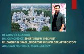 DR ABHISHEK AGARWAL (MS ORTHOPEDICS),SPORTS INJURY ... · dr abhishek agarwal (ms orthopedics),sports injury specialist fellowship in israel ,singapore in shoulder arthroscopy associate