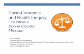 Socio-Economic and Health Inequity - Boone Indicatorsbooneindicators.org/Include/Reports/poverty and inequity... · 2018. 7. 17. · Current Socio-Economic Conditions 200% of Poverty
