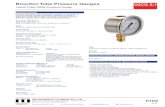 Bourdon Tube Pressure Gauges 2CG X-1U2CG+X-1.ITIUK.pdf · • Scale unit can use kPa, MPa, kgf/cm2, kg/cm2, torr, atm • Rubber cover available for 40mm, 50mm, 63mm, 75mm, 100mm