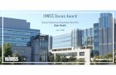 HIMSS Davies Award · Provides support for HIT projects for surgical providers at the operative platform ... epidural catheters vs prior as-needed IV narcotics after staff interview
