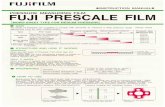 Home | Fujifilm Europe · FUJT-ILM 'INSTRUCTION MANUAL. PRESSURE MEASURING FILM FUJI PRESCALE FILM [MONO-SHEET TYPE FOR MEDIUM PRESSURE] O KIND Six kinds of Prescale are supplied