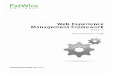 Web Experience Management Frameworkdev.metastratus.com/TechDocs/ContentServer/7.6.1/WEM Framewor… · Web Experience Management Framework Version 1.1 Administrator’s Guide Document