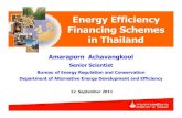 Energy Efficiency Financing Schemes in Thailand...Department of Alternative Energy Development and Efficiency 12 September 2011 Energy Efficiency Financing Schemes in Thailand 2 Outline