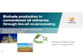 Biofuels production in conventional oil refineries through bio … R...of Bio-oil