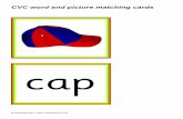 CVC word and picture matching cards · 2018. 1. 18. · CVC word and picture matching cards © Copyright 2011, bud. Title: Action cards Author: HP_Administrator Created Date: 20111128141503Z
