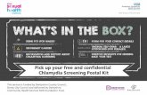 Pick up your free and confidential Chlamydia Screening ...€¦ · BACK YOUR TEST SECONDARY CARRIER. Chlamydia is the most common sexually transmitted infection in 15-24 year olds.