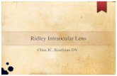 Ridley Intraocular Lens - RANZCO Museum invented the intraocular lens and pioneered intraocular lens