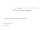 Bentley MicroStation CONNECT Workshop 2017 FLUG Spring ... · The Welcome Page is only presented the first time the MicroStation CONNECT Edition is started. Each subsequent time MicroStation
