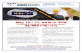- Les Lejeune, COSS, Entergy · combination, along with the OSHA Outreach 10-Hour cards of completion in General Industry and Construction, make the COSS® program truly unique and