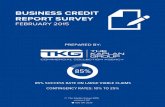 BUSINESS CREDIT REPORT SURVEY - The Kaplan Group€¦ · CreditNet 15.00 $0.03 2,160 CreditSafe NA $0.03 1,500 Dunn and Bradstreet 188.00 $30 - $67 $1,000 - $9,000 Equifax 26.44 23.00