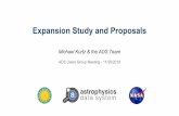 Expansion Study and Proposals ADS Users Group Meeting - …ads.harvard.edu/adsug/2018/01-3_Expansion_Study_and... · 2018. 11. 28. · ADS Users Group Meeting - 11/29/2018. Overview
