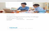 RESEARCH REPORT Supporting Community College Learners Online · About one in three public community college students took an online college course in fall 2017,1 up from 27.3 percent