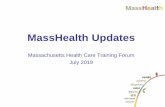 MassHealth Updates Updates July 2019.pdfapply for PACE. NOTE: PACE – Program of All -Inclusive Care for the Elderly . Some MassHealth members may be eligible to enroll in the Program