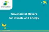 Covenant of Mayors for Climate and Energyoer.ro/wp-content/uploads/1.Conventia-Primarilor-Frederic-BOYER-Co… · A unique bottom-up movement launched by the European Commission in