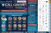 Register Today! Visit Call 1-800 ... · The 2012 Call Center Week was the largest in its event history. Call Center Week attracts an audience more rich with senior level, client side