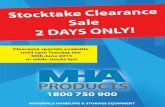 Clearance specials available until 5pm Tuesday the 30th June … · 2017. 6. 30. · Strong general purpose warehouse trolleys which are economically priced and great for order picking