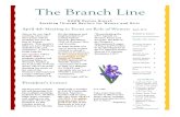 The Branch Line - AAUW · 2013. 5. 6. · Volume 3, Issue 7 AAUW advances equity for women and girls through advo-cacy, education, philanthropy, and research. Since 1881, AAUW has