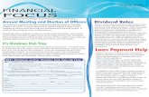 Loan Payment Help - smsefcu.com Newsletters... · loan payments with us. We can work with you, in many cases, to skip or reduce payments that are a challenge at this time. In some