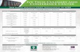 Ivy Tech Culinary and Conference Center · 2820 North Meridian Street, Indianapolis, IN 46208 First Floor CONFERENCE CENTER SPACE RENTAL Daily Rate Square Feet Banquet Seating Classroom