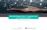 Building the Capacity to Innovate - Every Child Central ...€¦ · 3 OVERVIEW Purpose of this guide In 2017 we surveyed the leaders of 145 nonprofit organizations. Nearly 80 percent