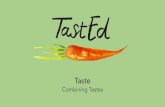 Combining Tastes - Taste Education · 2020. 4. 21. · some different tastes together to make something new. In different countries there are certain taste combinations that people