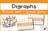 digraphs - Teaching Trove · 2017. 3. 4. · To prepare: Print the game boards, game cards and instructions on cardstock. Cut the cards out separately. Laminate the game boards, game