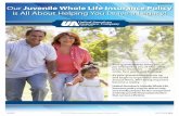Juvenile Whole Life Insurance Policy is All About Helping ......Paula C. Holder 123 Main St. Hometown, TX 75432 TXDL 12345678 0001 Date PAY TO THE ORDER OF $ Dollars Hometown Bank