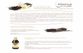 Vanilla - Savory Gourmet, Inc. · VANILLA BEAN POWDER - Made from whole beans ground, nothing else added. ! Higher yield than extracts ! - No compromise on quality: same intensity