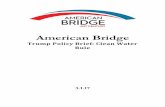 American Bridgebridgeproject.com/app/uploads/AB21-Clean-Water-Rule-Policy-Brief-3… · EPA over WOTUS, to head the EPA. He also chose to nominate Neil Gorsuch, a federal judge likely