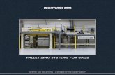 PALLETIZING SYSTEMS FOR BAGS - HAVER TRADING · Palletizer type G 300 Main dimensions for the palletizer G 300 A 4 5 0 A B 2295 4311 2150 l l A 8 2 6 2 3 86 4 2 31 6606 l. 18 |19